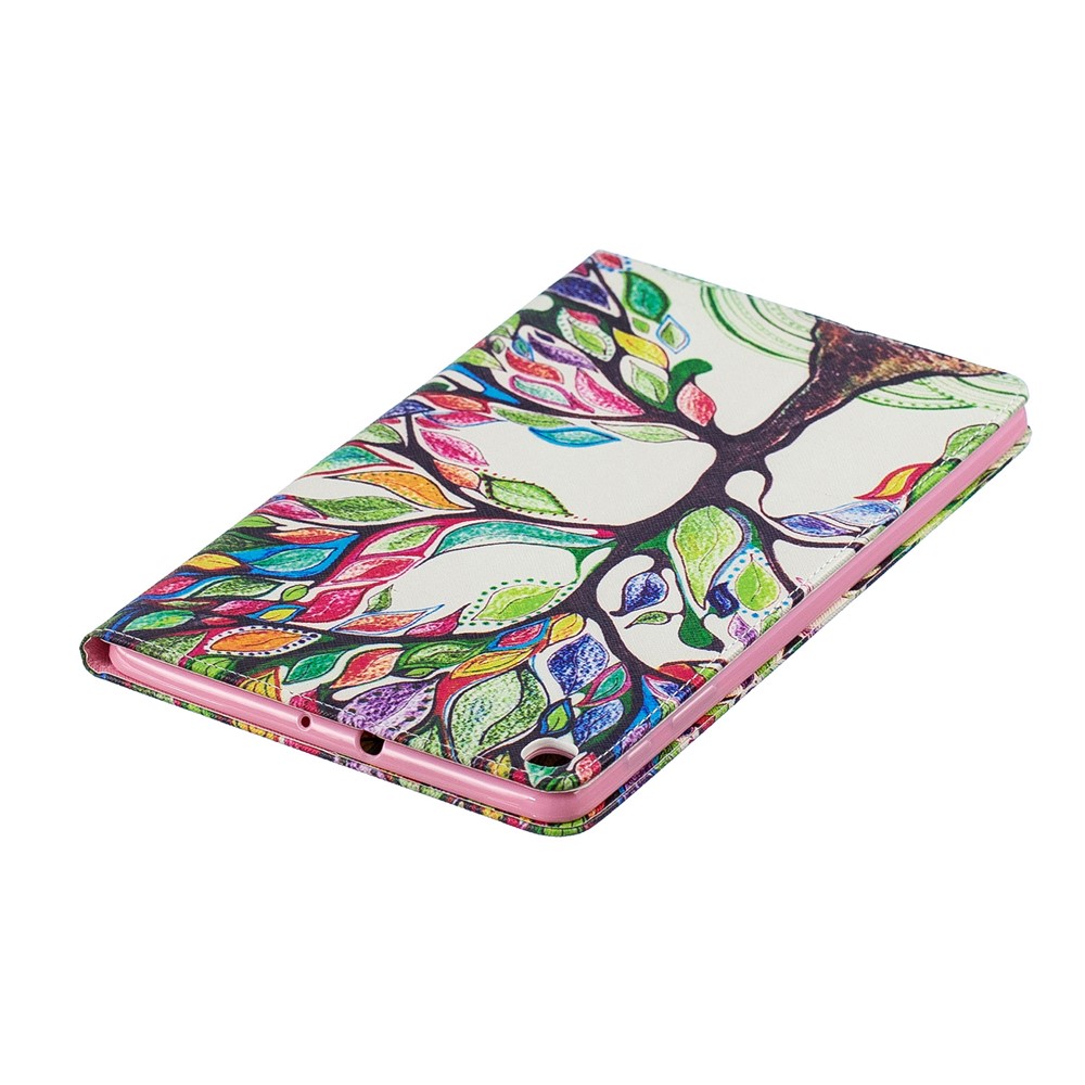 Pattern Printing Wallet Stand Leather Case for Samsung Galaxy Tab A 10.1 (2019) T510 - Colorized Tree-5