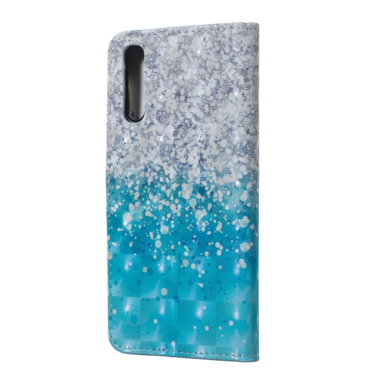 Embossment Light Spot Decor Patterned Leather Wallet Cover for Samsung Galaxy A50 / A50s / A30s - Glitter-3
