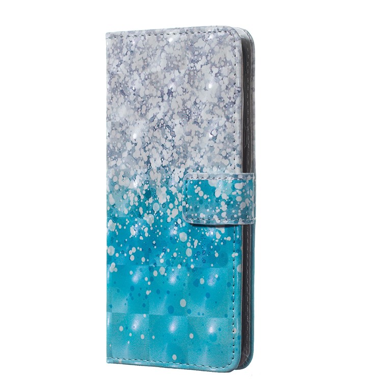 Light Spot Decor Patterned Embossed Leather Wallet Case for Samsung Galaxy A40 - Dot-2