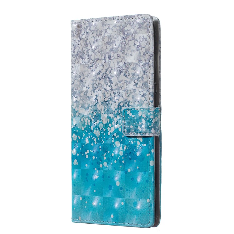 Patterned Light Spot Decor Embossment Leather Wallet Case for Samsung Galaxy A70 - Glitter-2