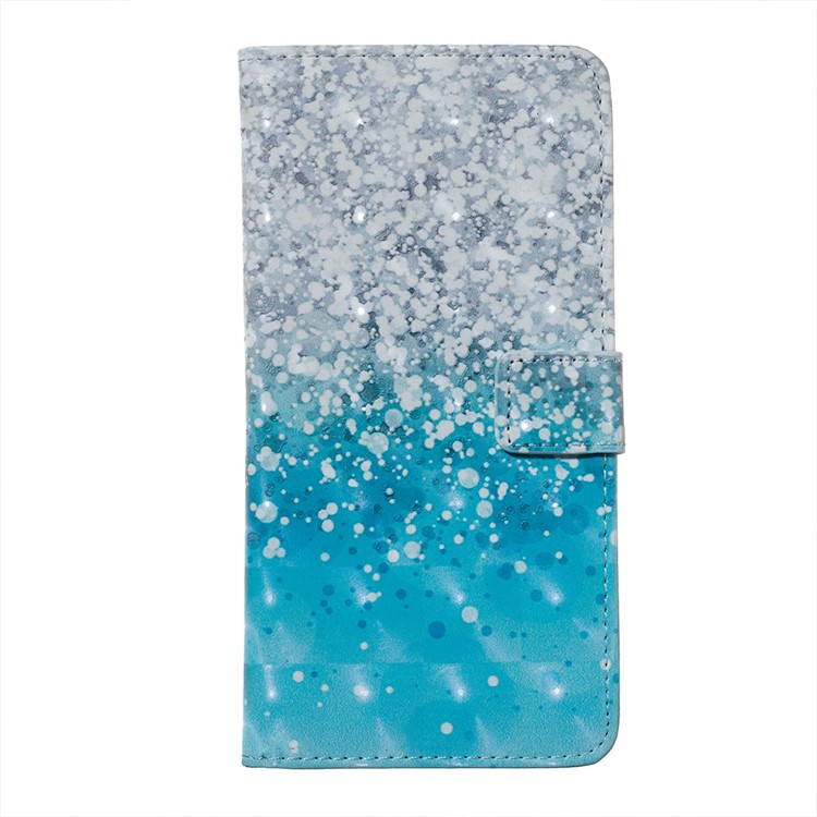 Patterned Light Spot Decor Embossment Leather Wallet Case for Samsung Galaxy A70 - Glitter-5