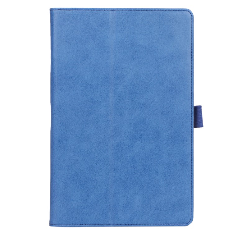 Card Holder Stand PU Leather Tablet Case with Elastic Hand Strap for Samsung Galaxy Tab S5e SM-T720 - Blue-4
