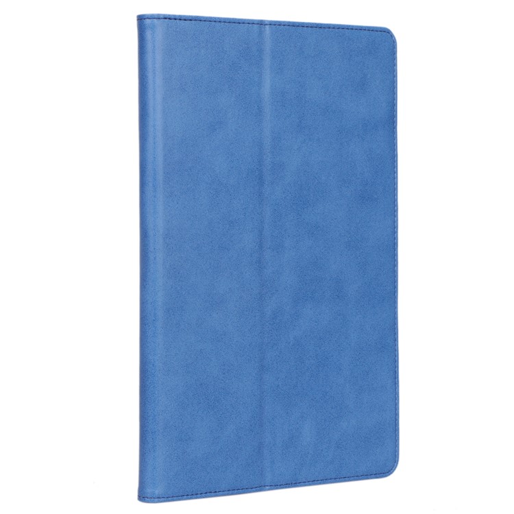 Card Holder Stand PU Leather Tablet Case with Elastic Hand Strap for Samsung Galaxy Tab S5e SM-T720 - Blue-7