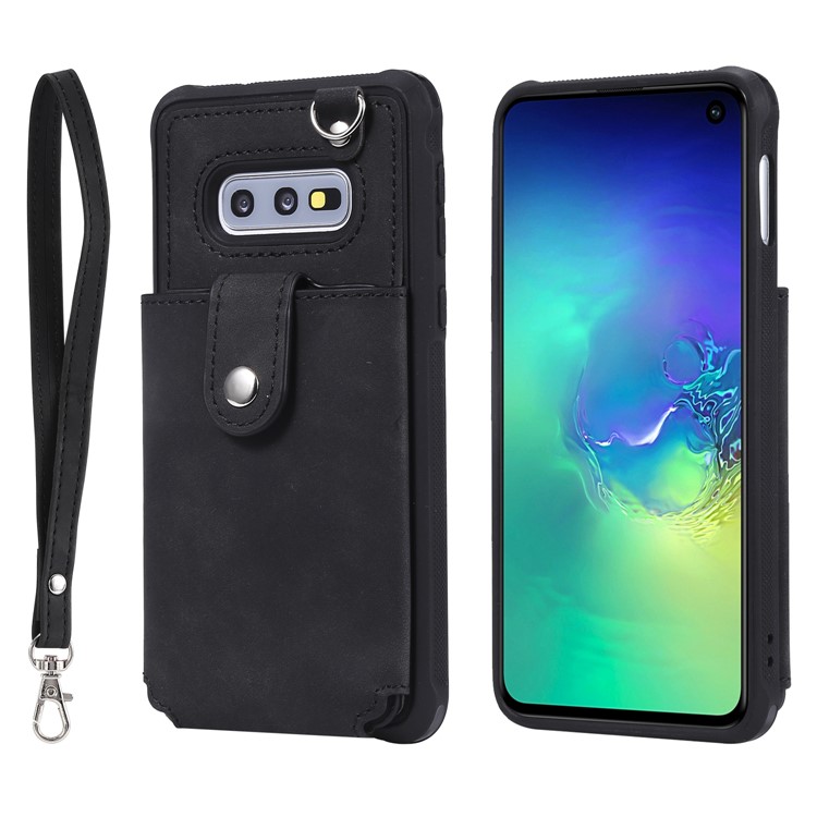 Drop-proof Phone Case with Mirror for Samsung Galaxy S10e - Black-2