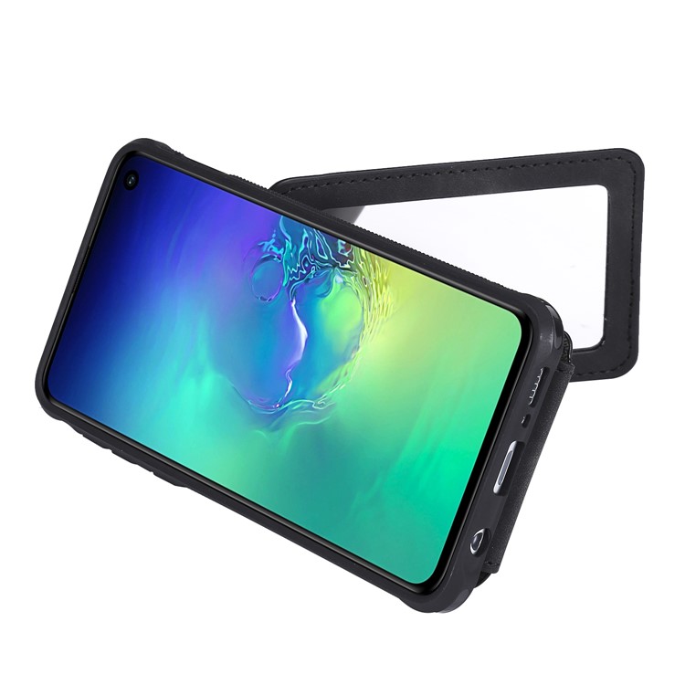 Drop-proof Phone Case with Mirror for Samsung Galaxy S10e - Black-6