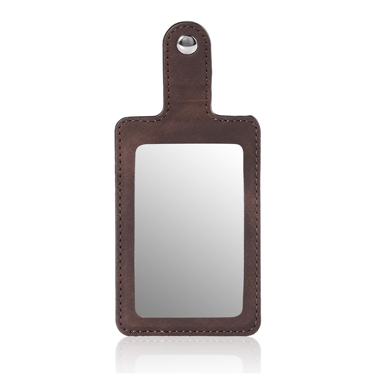 Drop-proof Phone Case with Mirror for Samsung Galaxy S10 Plus - Brown-8