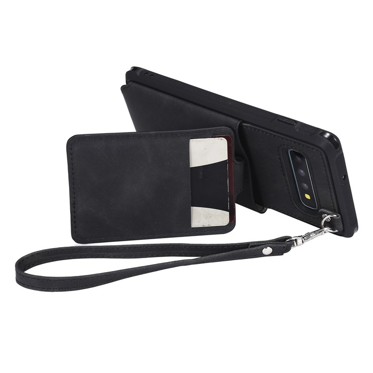 Drop-proof Phone Case with Mirror for Samsung Galaxy S10 Plus - Black-5