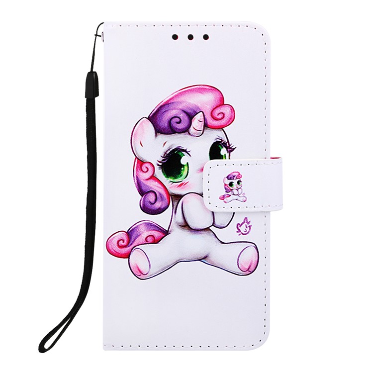 Pattern Printing Wallet Stand Leather Cover for Samsung Galaxy A50 / A50s / A30s - Lovely Unicorn-2