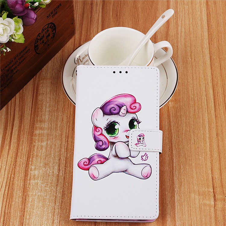 Pattern Printing Wallet Stand Leather Cover for Samsung Galaxy A50 / A50s / A30s - Lovely Unicorn-8
