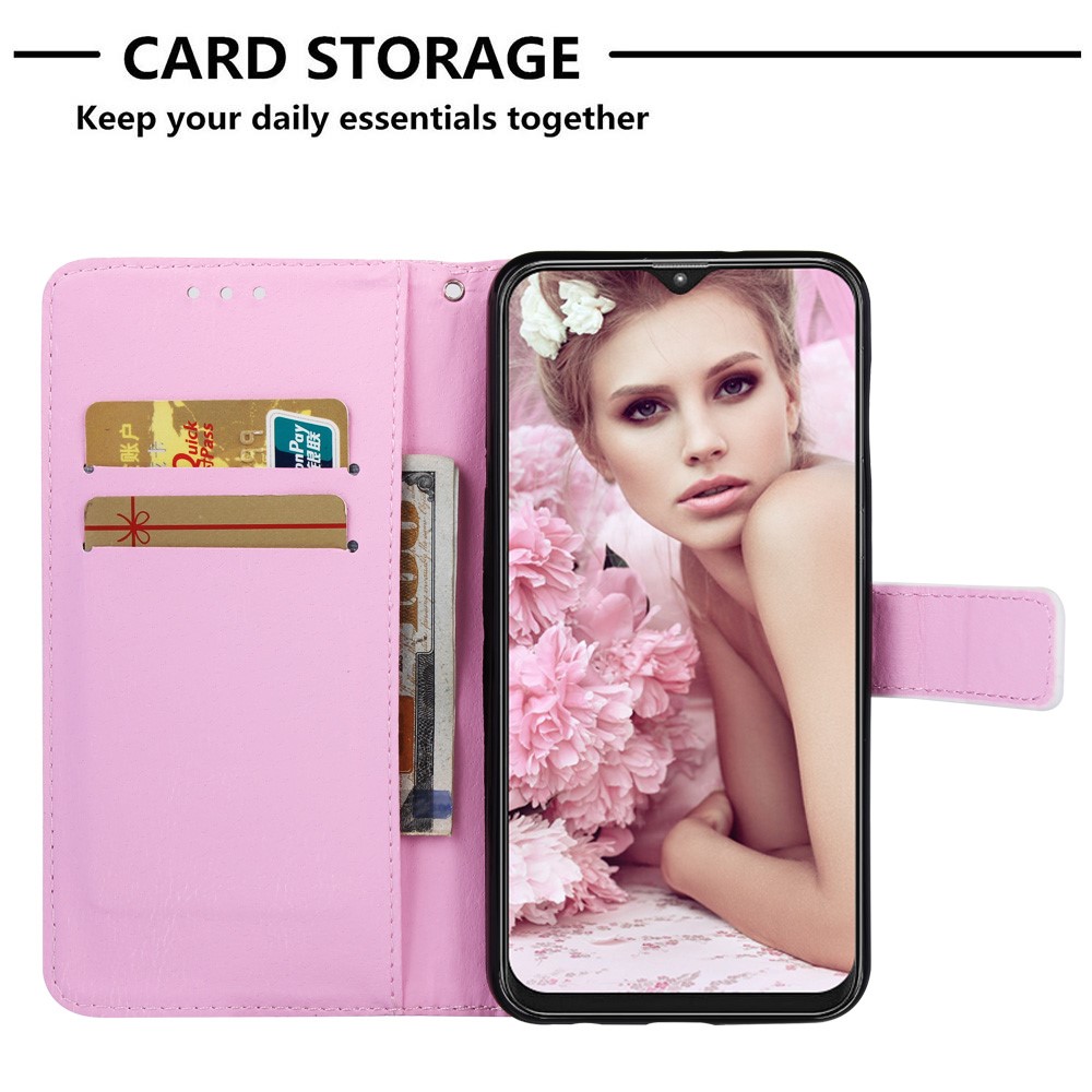 Pattern Printing Leather Wallet Case for Samsung Galaxy A10/M10 - Panda-6