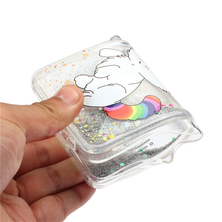 Quicksand Pattern Printing TPU Phone Case for Samsung Galaxy A60 - I Am A Caticorn-4
