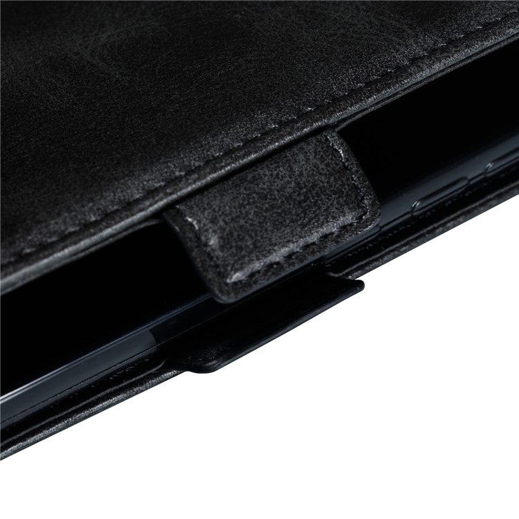 Leather Wallet Stand Flip Phone Case Cover for Samsung Galaxy A10 / Galaxy M10 - Black-12