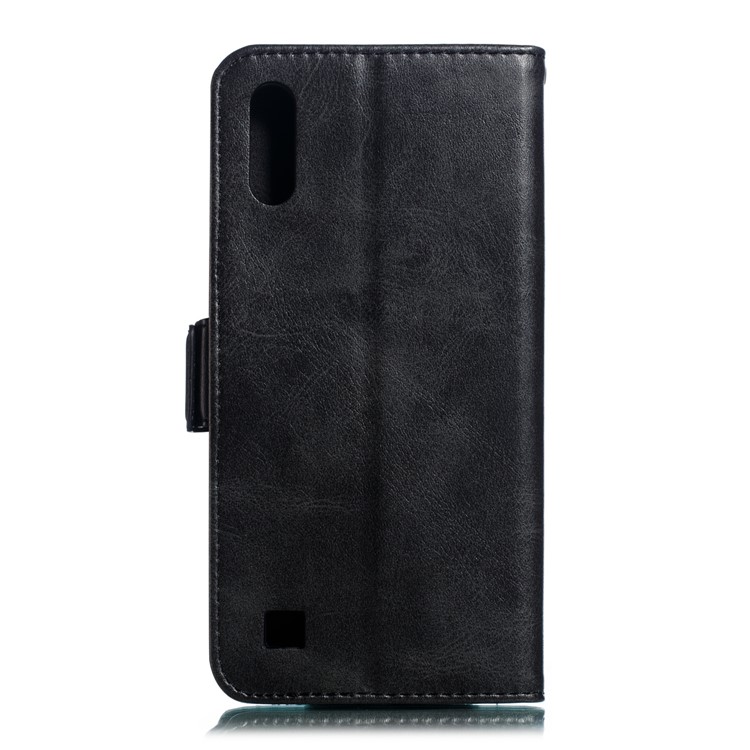 Leather Wallet Stand Flip Phone Case Cover for Samsung Galaxy A10 / Galaxy M10 - Black-3