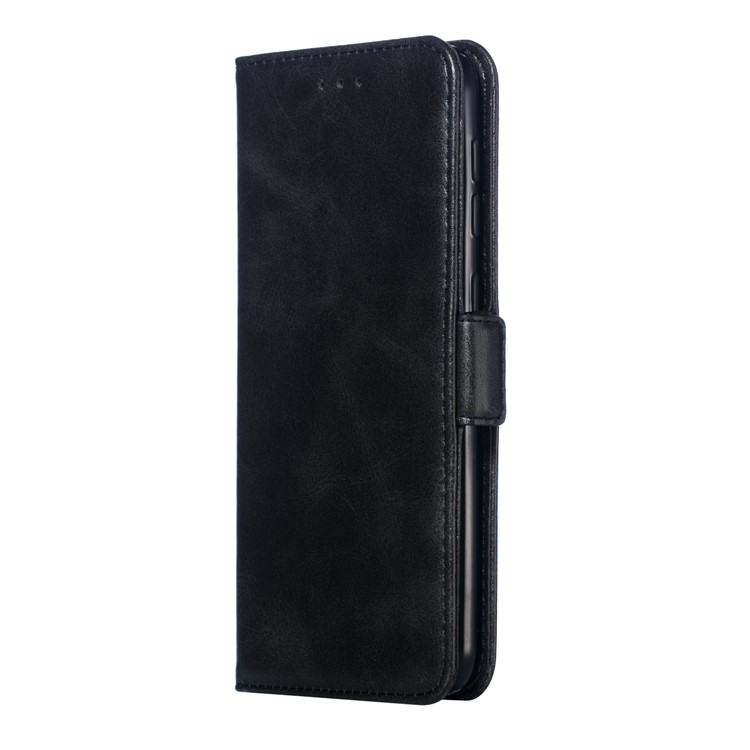 Leather Wallet Stand Flip Phone Case Cover for Samsung Galaxy A10 / Galaxy M10 - Black-4