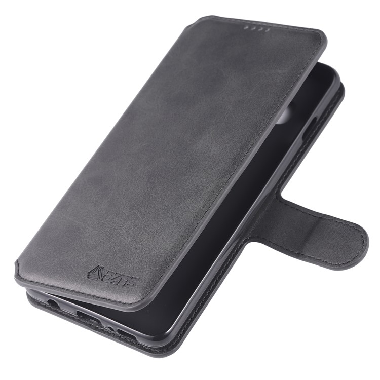 AZNS Wallet Leather Phone Case for Samsung Galaxy S10 5G - Black-5