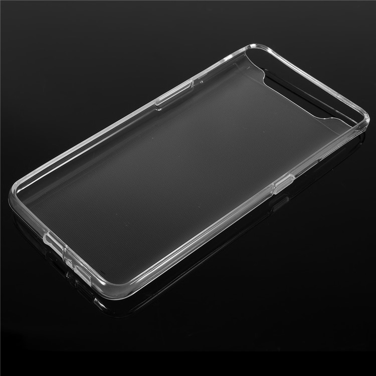 10 PCS/Set Clear TPU Phone Casing with Non-slip Inner for Samsung Galaxy A90/A80 - Transparent-2