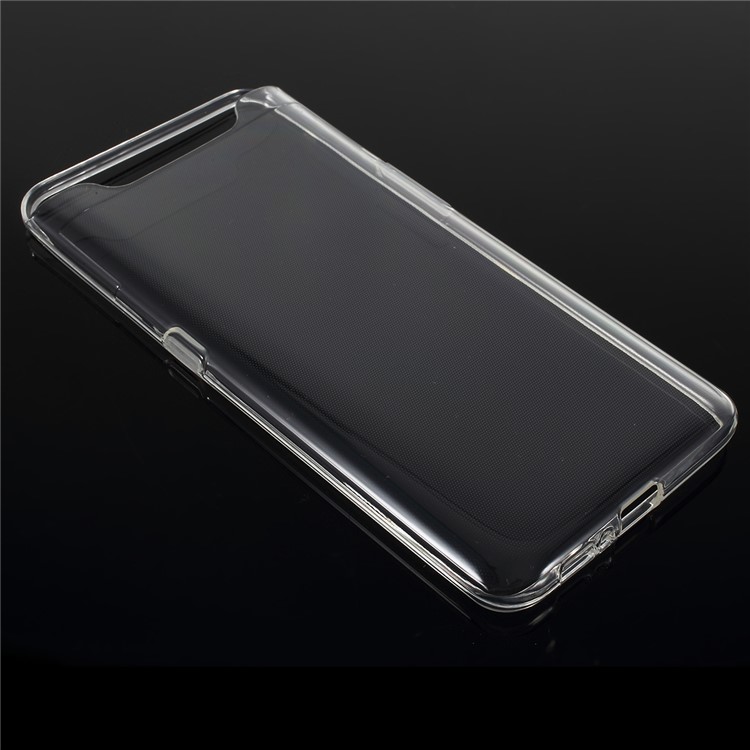 10 PCS/Set Clear TPU Phone Casing with Non-slip Inner for Samsung Galaxy A90/A80 - Transparent-3