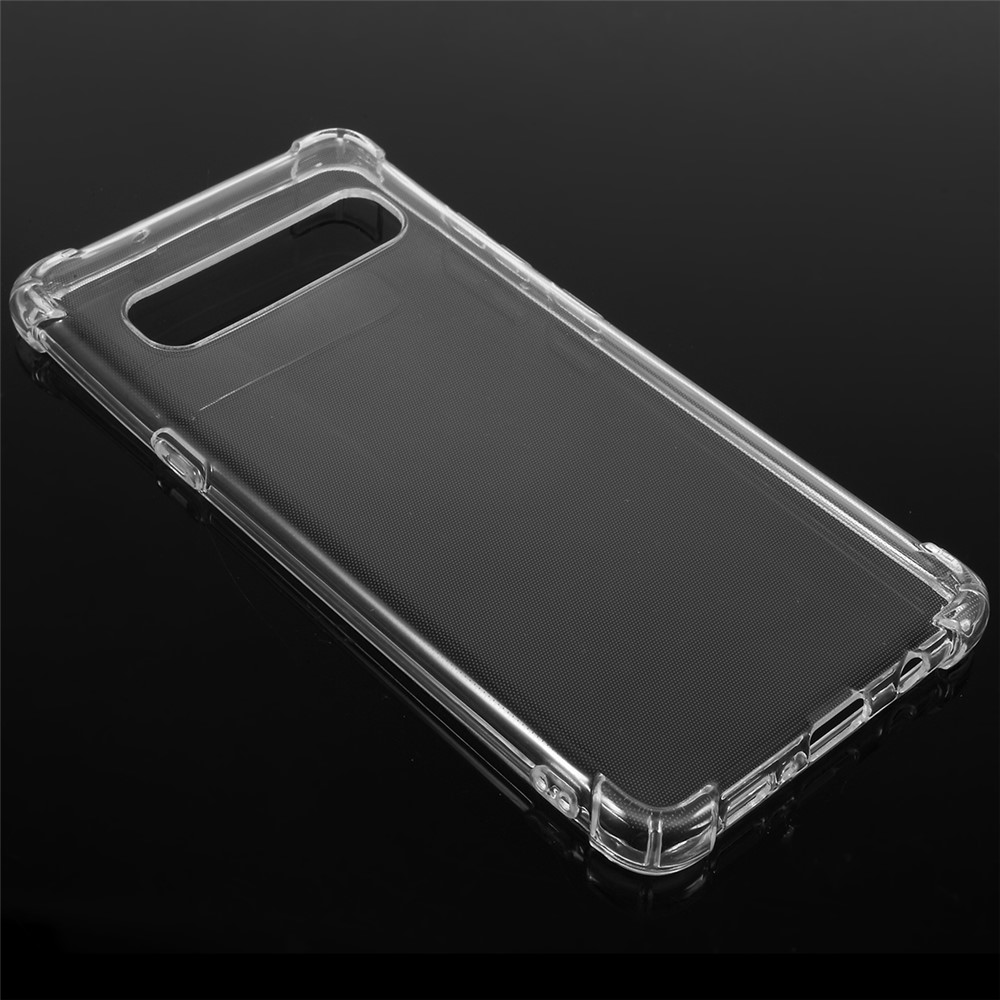 Shock Absorption Clear TPU Phone Shell for Samsung Galaxy S10 5G - Transparent-3
