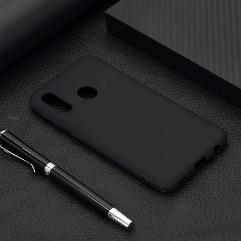Caso TPU Fosco Macio Para Samsung Galaxy A20E - Preto-6