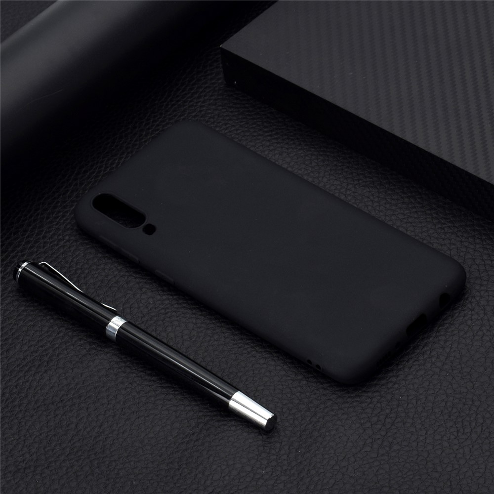 Soft Frosted TPU Case for Samsung Galaxy A70 - Black-6