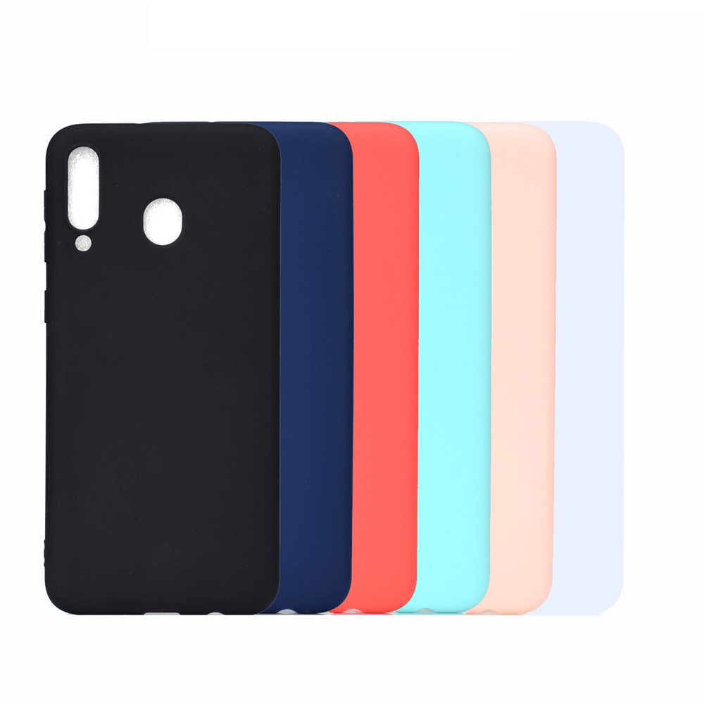 Soft Frosted TPU Case for Samsung Galaxy A70 - Black-7