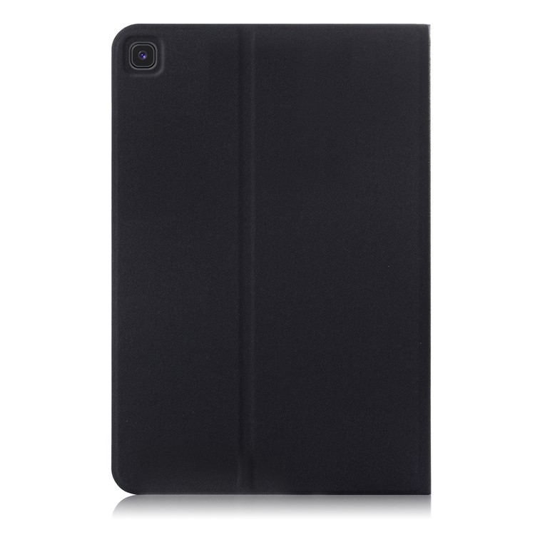 Solid Color PU Leather Stand Smart Phone Case for Samsung Galaxy Tab S5e SM-T720 / SM-T725 - Black-3