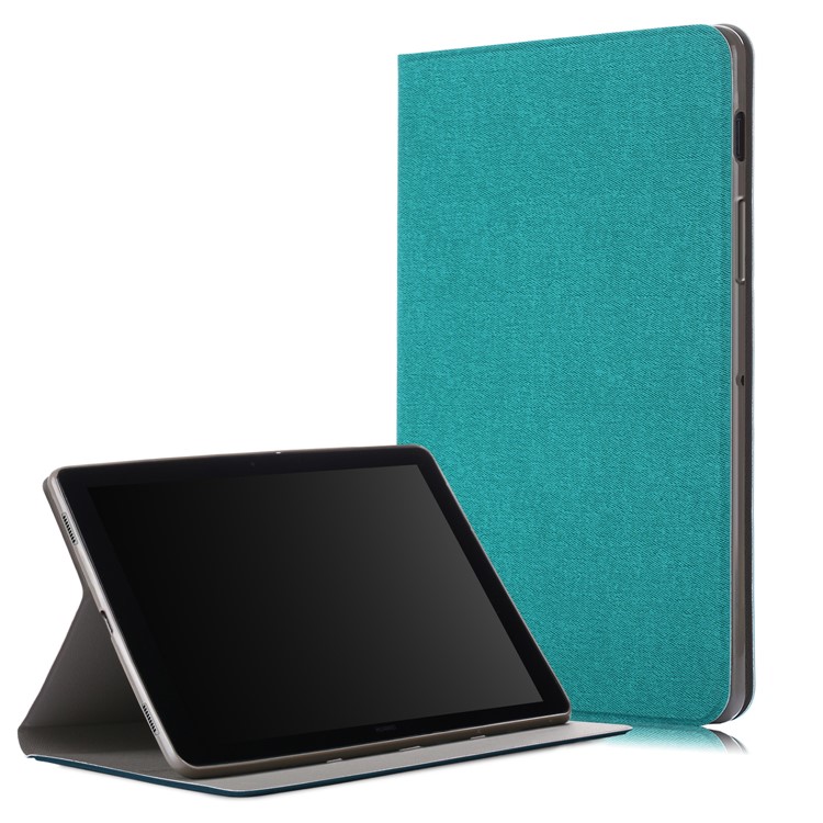 

Сплошной Цвет PU Кожаный Чехол Смартфон Чехол Для Samsung Galaxy Tab S5E SM-T720 / SM-T725 - Нежно Голубые, Galaxy Tab S5e SM-T720
