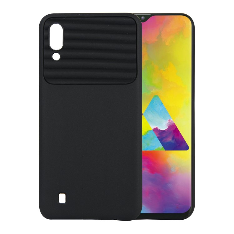 Armour Series Soft TPU Phone Cover for Samsung Galaxy M10 - Black-1