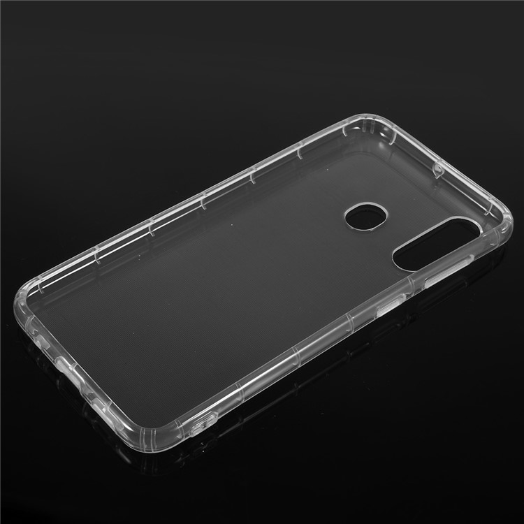 Shock Absorption Clear TPU Phone Case for Samsung Galaxy A60 - Transparent-2