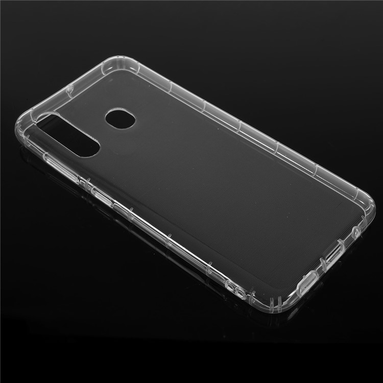 Shock Absorption Clear TPU Phone Case for Samsung Galaxy A60 - Transparent-3