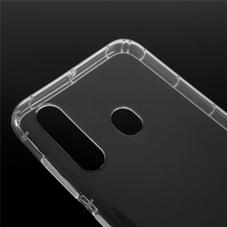 Shock Absorption Clear TPU Phone Case for Samsung Galaxy A60 - Transparent-4
