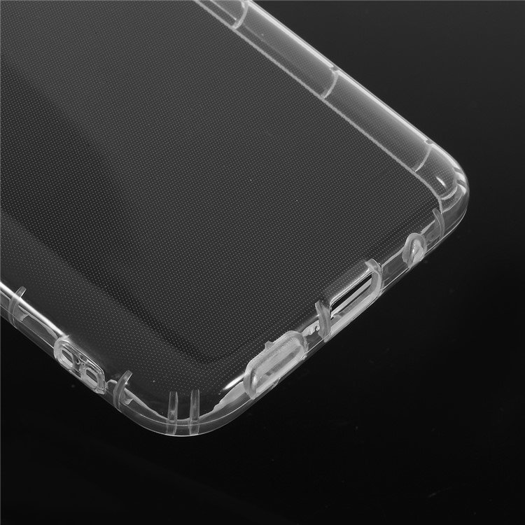 Shock Absorption Clear TPU Phone Case for Samsung Galaxy A60 - Transparent-5