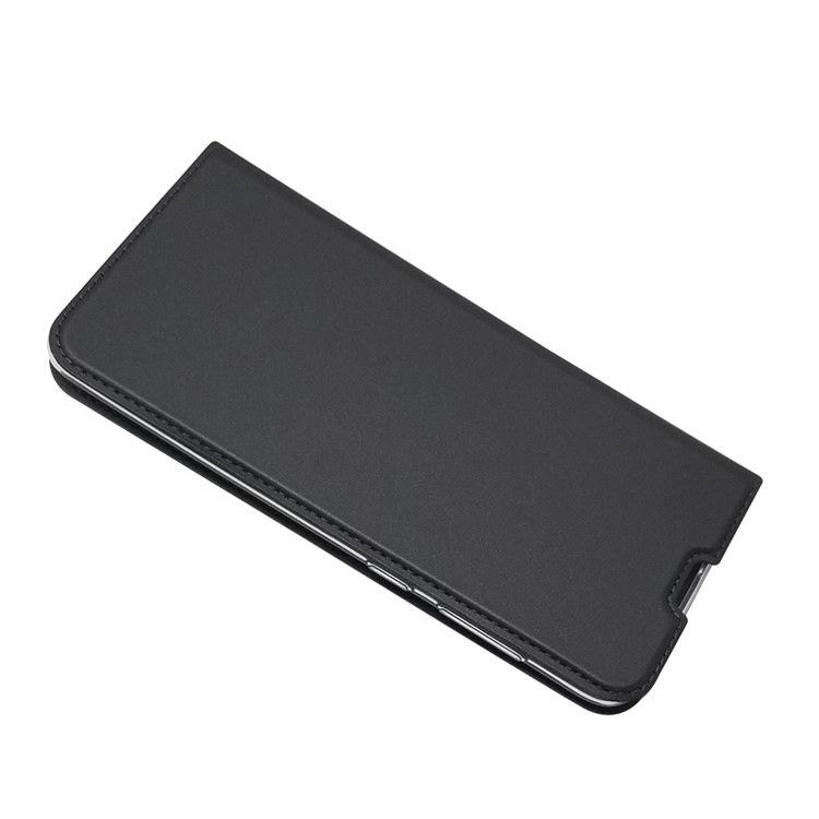 Magnetic Adsorption Leather Card Holder Case for Samsung Galaxy A70 - Black-3