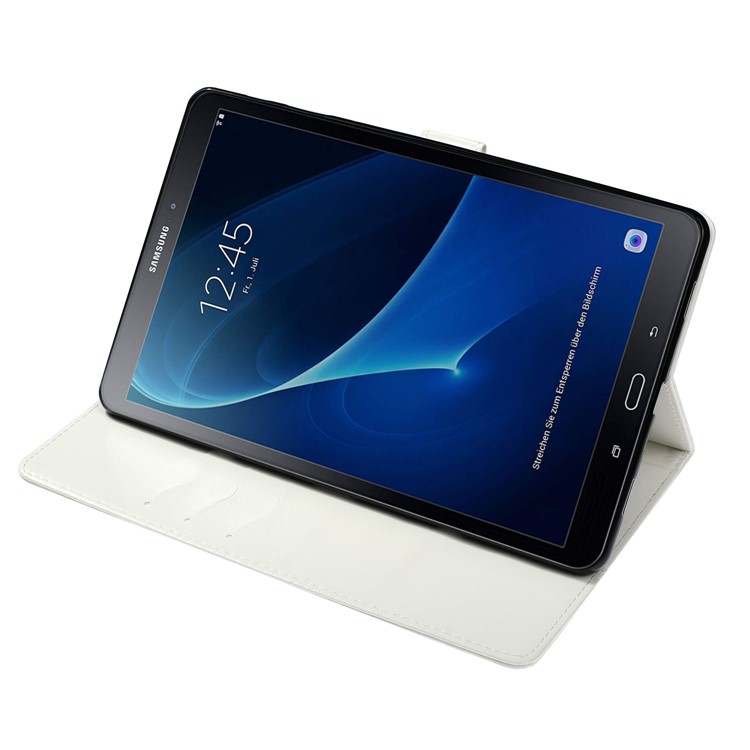 3D Embossed Leather Wallet Tablet Case for Samsung Galaxy Tab A 10.1 (2016) T580 / T585 - Triangle-7