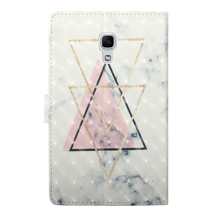 Embossment Light Spot Decor Patterned Leather Case for Samsung Galaxy Tab A 10.5 (2018) T590 T595 - Triangle-3