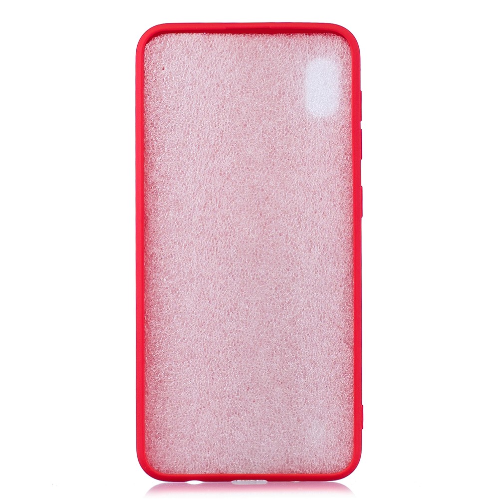 Solid Color Candy TPU Case for Samsung Galaxy A10 - Red-2