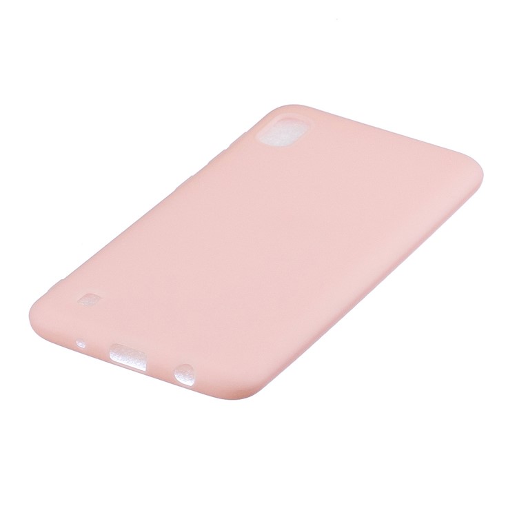Solid Color Candy TPU Case for Samsung Galaxy A10 - Light Pink-3