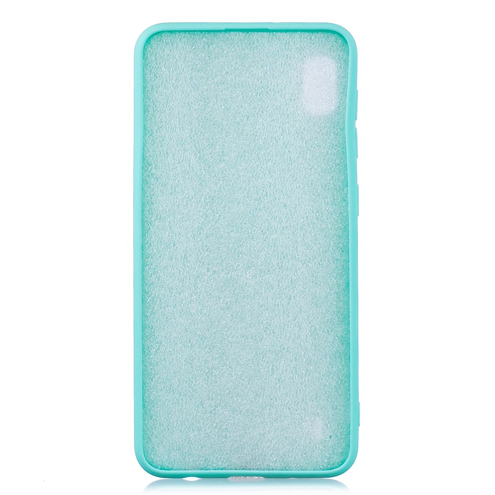 Caso TPU de Candy Solid Color Candy Para Samsung Galaxy A10 - Bebê Azul-2