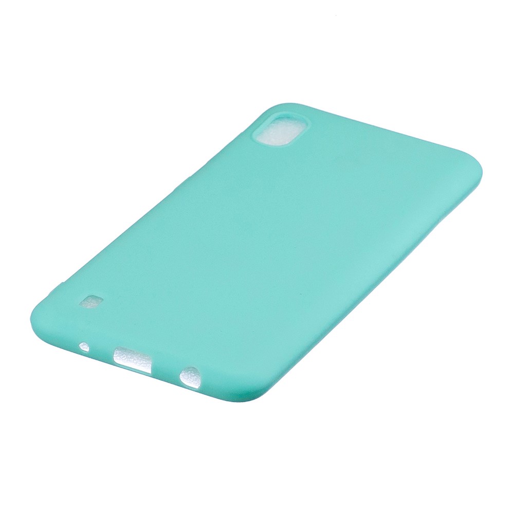 Caso TPU de Candy Solid Color Candy Para Samsung Galaxy A10 - Bebê Azul-3