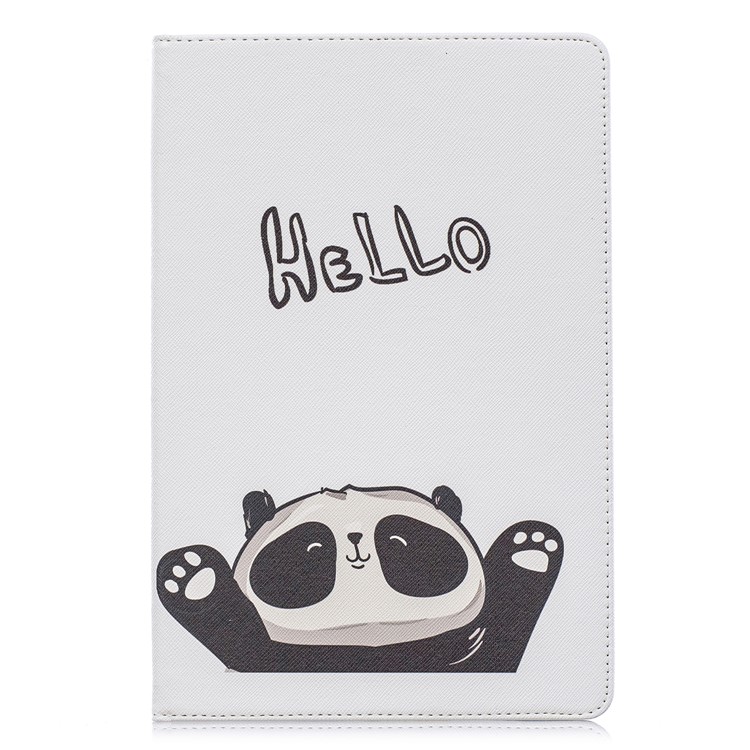 Pattern Printing Wallet Stand Leather Case for Samsung Galaxy Tab S5e SM-T720 - Hello Panda-2