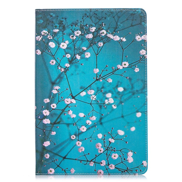 Pattern Printing Wallet Stand Leather Case for Samsung Galaxy Tab S5e SM-T720 - Wintersweet-2