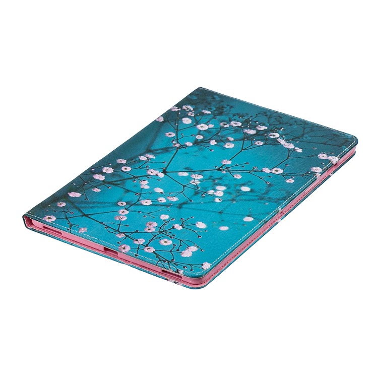 Pattern Printing Wallet Stand Leather Case for Samsung Galaxy Tab S5e SM-T720 - Wintersweet-4
