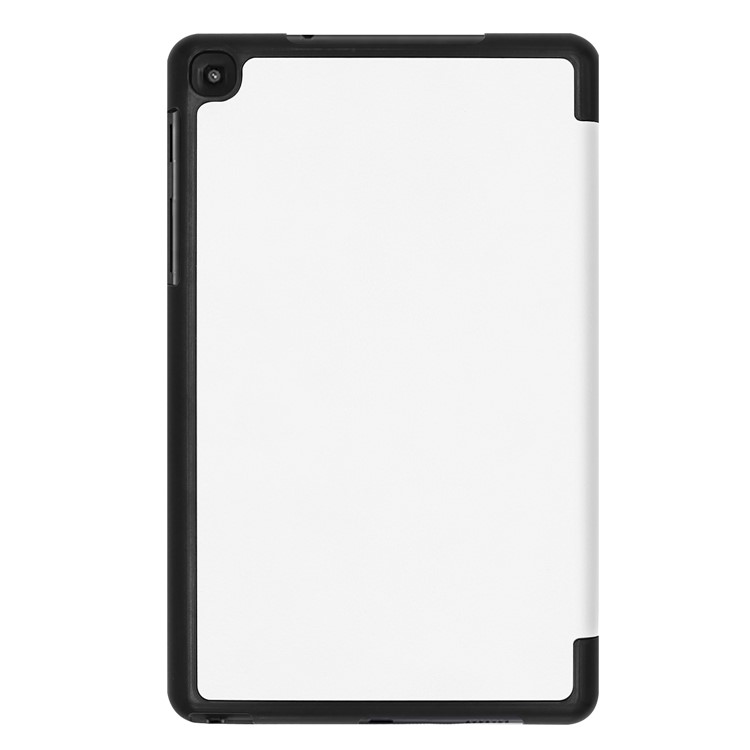ENKAY for Samsung Galaxy Tab A 8.0 (2019) with S Pen P200 P205 Tri-fold PU Leather Stand Shell - White-3