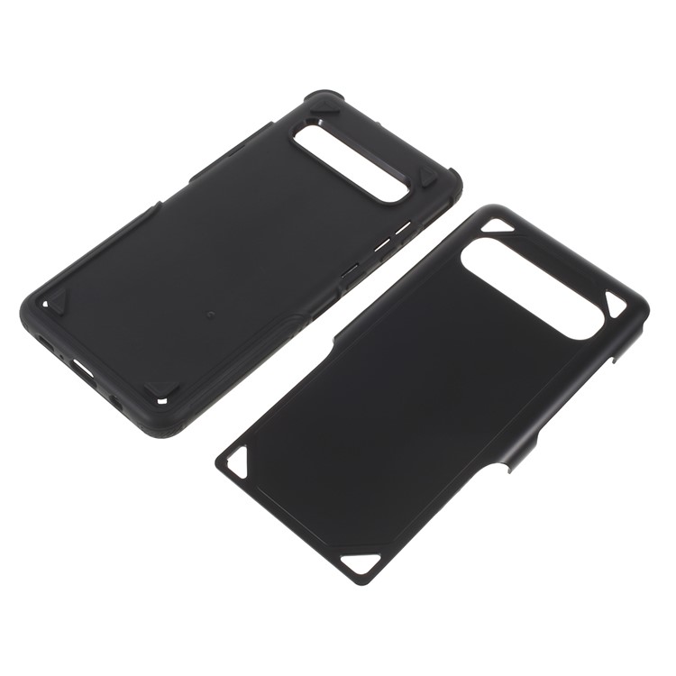 Plastic + TPU Combo Rugged Armor Case for Samsung Galaxy S10 5G - Black-6