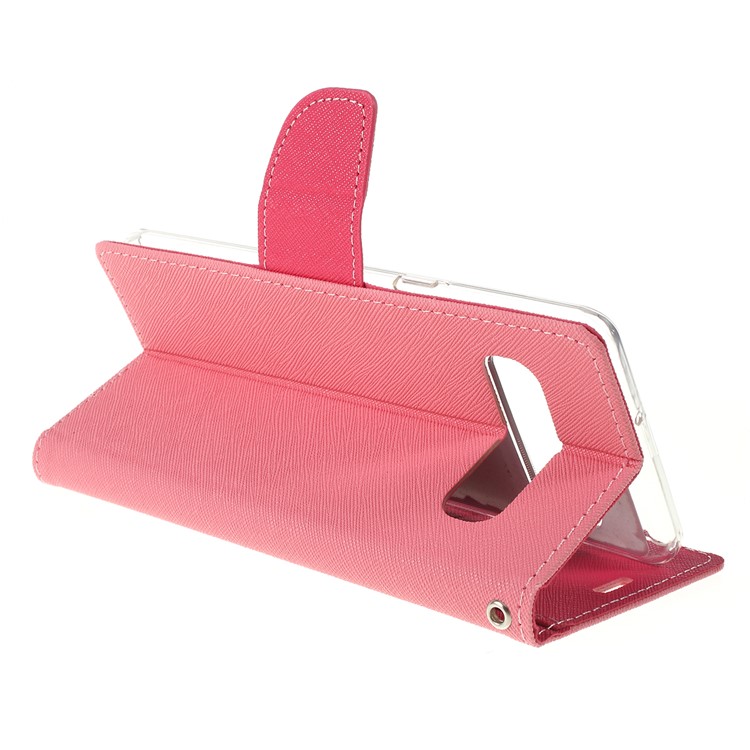 MERCURY GOOSPERY Fancy Diary Leather Stand Cover for Samsung Galaxy S10 5G - Pink-3