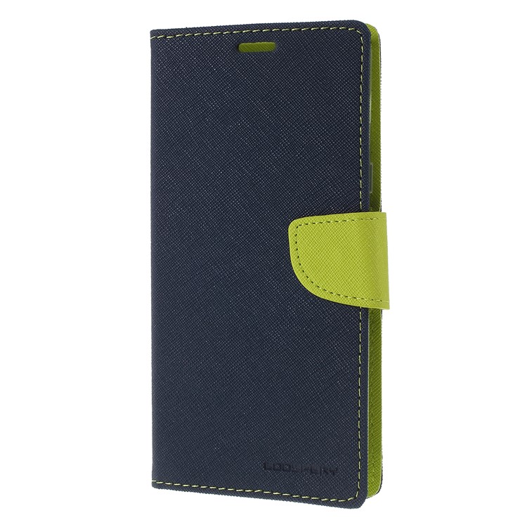 MERCURY GOOSPERY Fancy Diary Leather Stand Cover for Samsung Galaxy S10 5G - Dark Blue-5