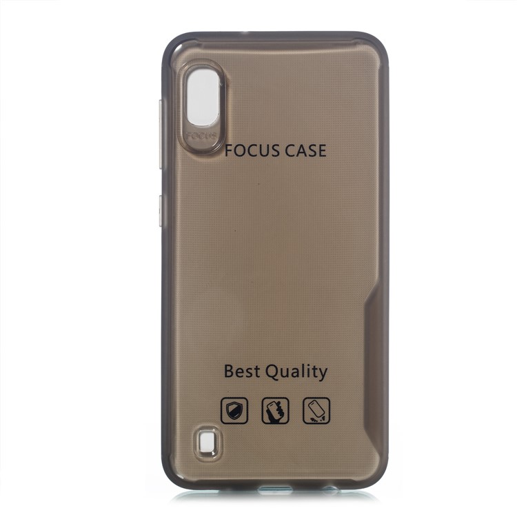 For Samsung Galaxy A10 Shock Absorption Soft TPU Mobile Phone Case - Grey-1