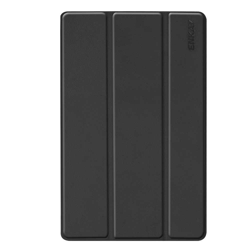 ENKAY HAT PRINCE Tri-fold Stand PU Leather Hard PC Back Full-Body Shockproof Case for Galaxy Tab A 10.1 (2019) T510 / T515 - Black-2