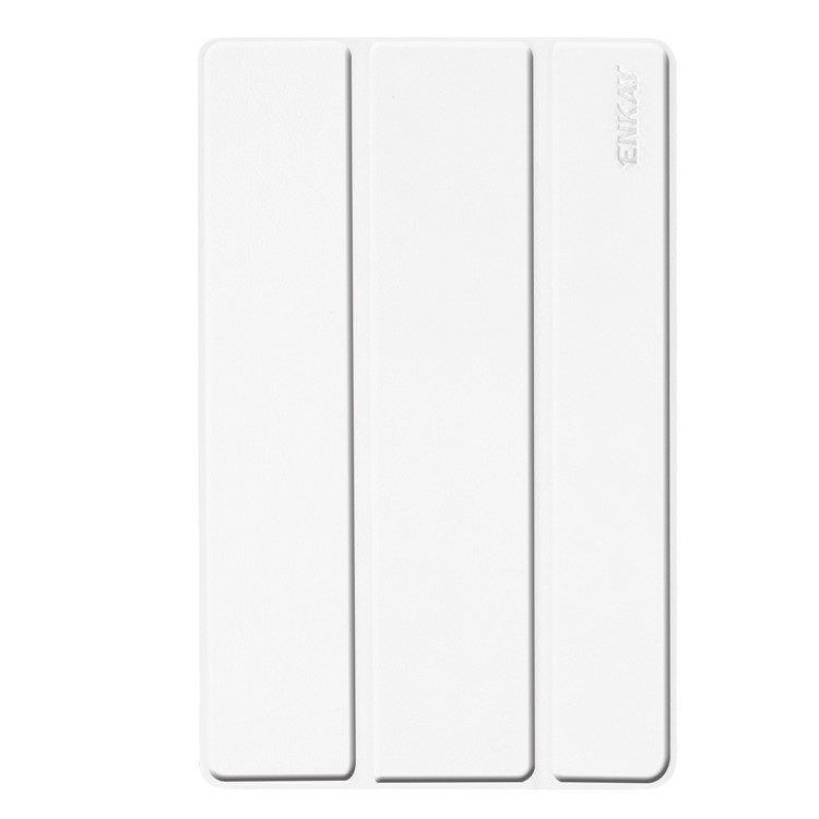 Custodia Rigida In Pelle PU ENKAY Per Galaxy Tab A 10.1 (2019) T510 / T515- Bianco-2