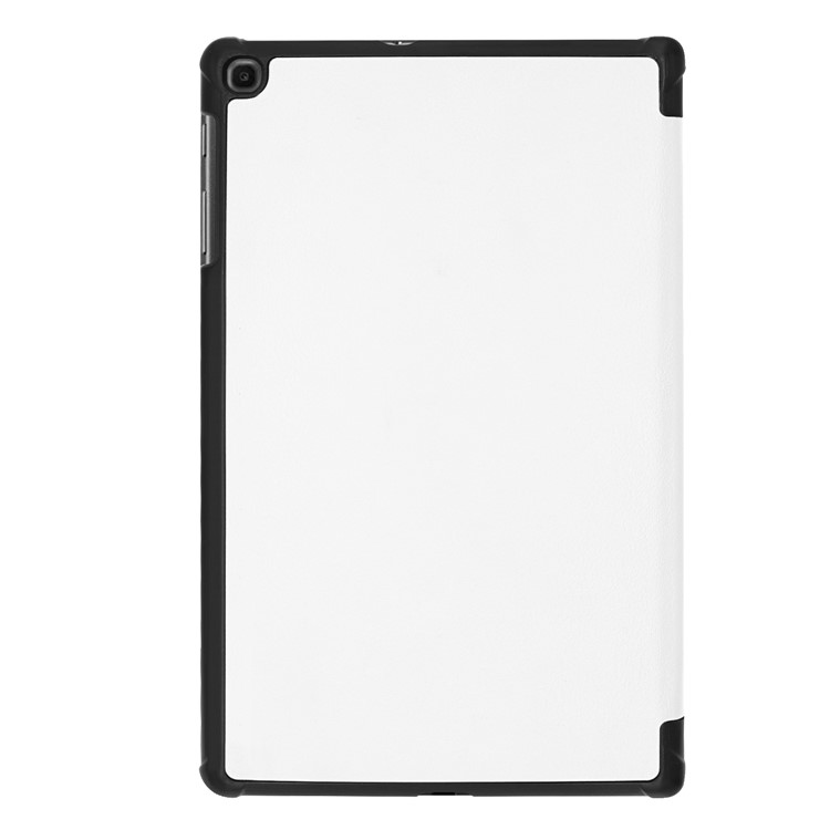 Custodia Rigida In Pelle PU ENKAY Per Galaxy Tab A 10.1 (2019) T510 / T515- Bianco-3